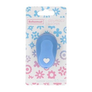 Dziurkacz wzorek 9,5 mm SERCE | 7130 NR 130-E