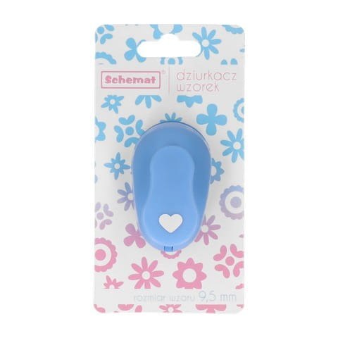 Dziurkacz wzorek 9,5 mm SERCE | 7130 NR 130-E