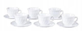 Filiżanki 190ml. + spodki komplet 6 szt. Eva