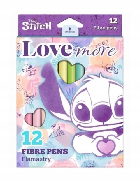 Flamastry 12 kolorów pastel Disney Fashion Stitch pastel 1996 5659