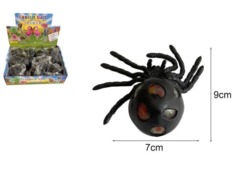 Gniotek 12szt. pająk