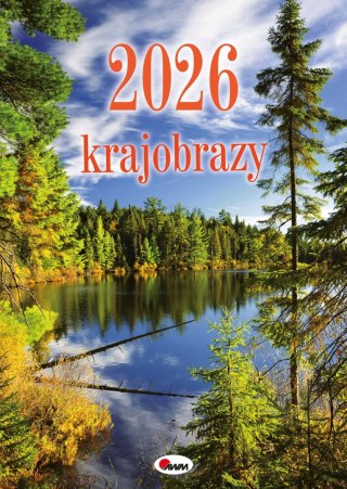 Kalendarz ścienny albumowy KRAJOBRAZY 2026