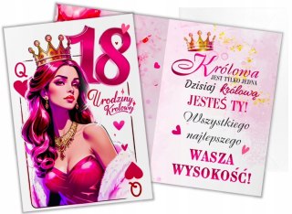 Karnet C5 - 18 Urodziny Królowej KXL-141