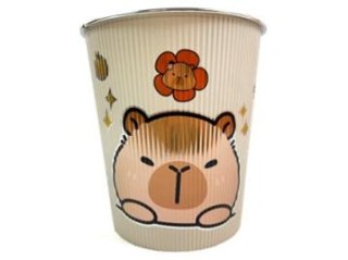 Kosz plastikowy okrągły do pokoju biura łazienki 27,5cm / 25,5cm