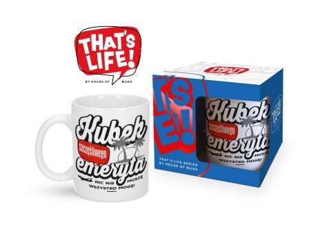 Kubek 300ml THAT'S LIFE Szczęśliwego Emeryta