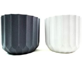 Osłonka doniczka dekoracyjna gruby plastik 9,5 x 10cm