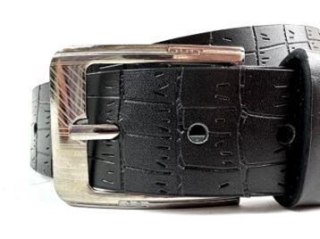 Pasek czarny do spodni 3,5 x 125cm czarny