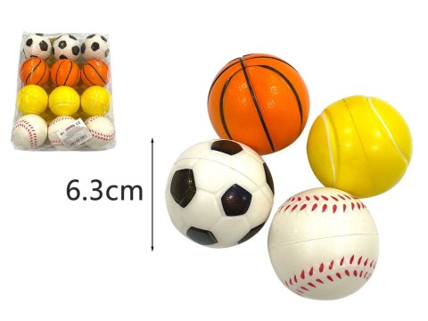 Piłka miękka 12szt.