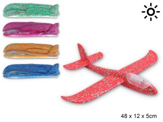 Samolot ze światłem led