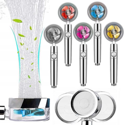 Słuchawka prysznicowa z turbiną filtrem wymiennym XJ4593