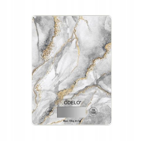 Waga kuchenna marmur biały szklana elektroniczna 10kg SOPHIA