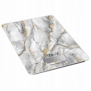 Waga kuchenna marmur biały szklana elektroniczna 10kg SOPHIA