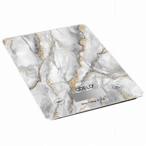 Waga kuchenna marmur biały szklana elektroniczna 10kg SOPHIA