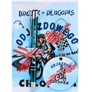 Zestaw brelok i długopis dla odjazdowego chłopaka 3365-CH2