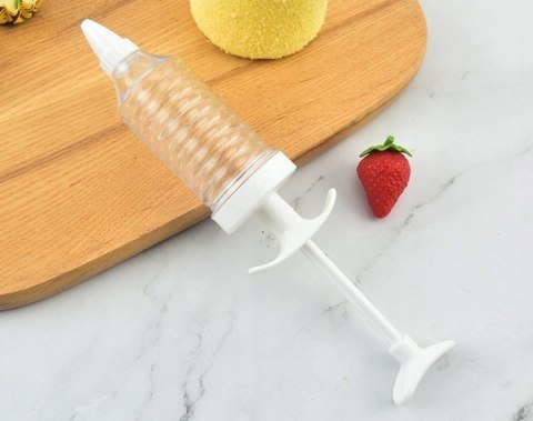 Dekorator szpryca do tortów ciast cukiernicza strzykawka + 8 końcówek PID0590