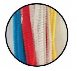 Druty druciki pluszowe kreatywne 40szt. mix kolorów DP-1236