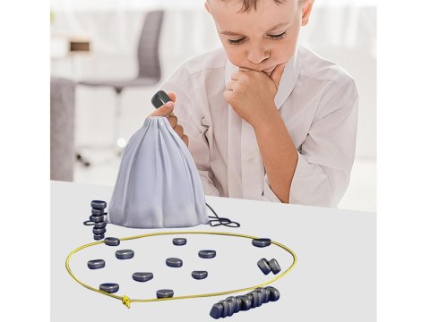 Gra edukacyjna strategiczna rodzinna kamyczki magnetyczne 20 magnesów GR0768