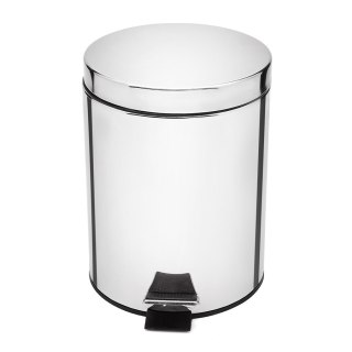 Kosz na śmieci nierdzewny z pedałem 5 l
