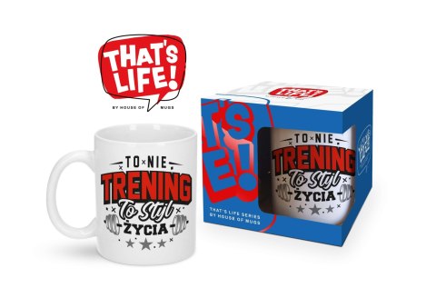 Kubek 300ml THAT'S LIFE To nie TRENING to styl życia