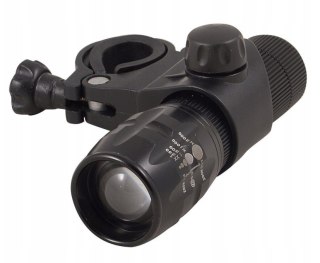 Lampka rowerowa oświetlenie rowerowe led + uchwyt XJ3861