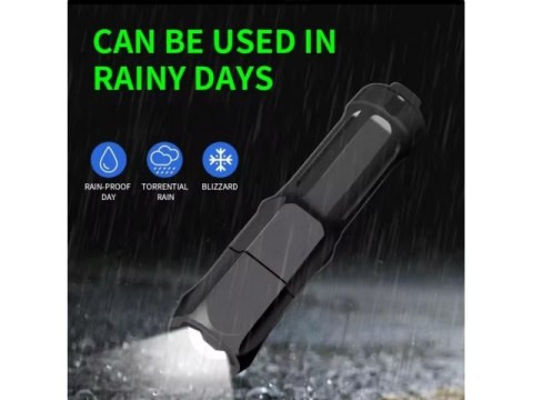 Latarka teleskopowa led zoom 15cm a6657