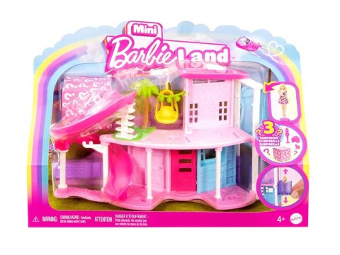 Mattel mini BarbieLand domek dla lalek + lalka i pupil + akcesoria ZA6039 C