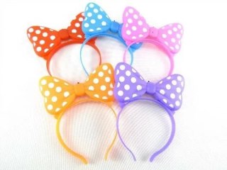 Opaska świecąca kokarda