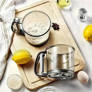 Przesiewacz do mąki 11 x 15,5 cm sitko kuchenne XJ5390