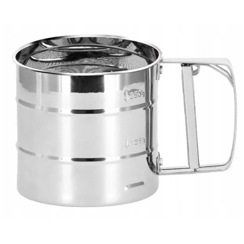 Przesiewacz do mąki cukru kubek sito stalowy XJ5268