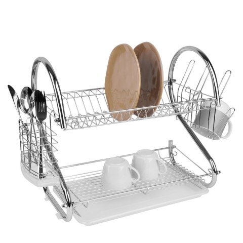 Stabilny i praktyczny ociekacz do naczyń suszarka Dżeta 56,5 x 25 x 39,5 cm