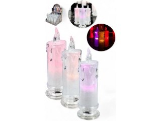 Świeczka led / wkład do zniczy 18cm sla7079a-assorted