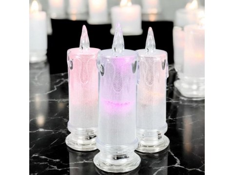 Świeczka led / wkład do zniczy 18cm sla7079a-assorted