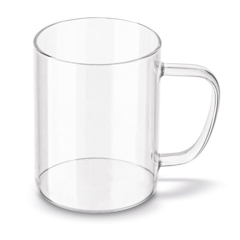 Szklanka borokrzemowa do gorących i zimnych napojów kubek szklany Resis Elina 420 ml