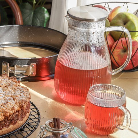 Szklanka borokrzemowa do gorących i zimnych napojów kubek szklany Resis Esther 380 ml