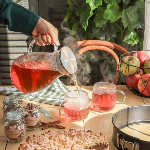 Szklanka borokrzemowa do gorących i zimnych napojów kubek szklany Resis Esther 380 ml