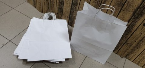 Torba papierowa 54 x 44 BIAŁA 25szt