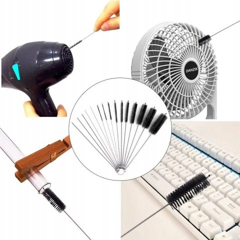 Zestaw szczotek czyścik do słomek rurek auta wyciory 10szt. PID0899